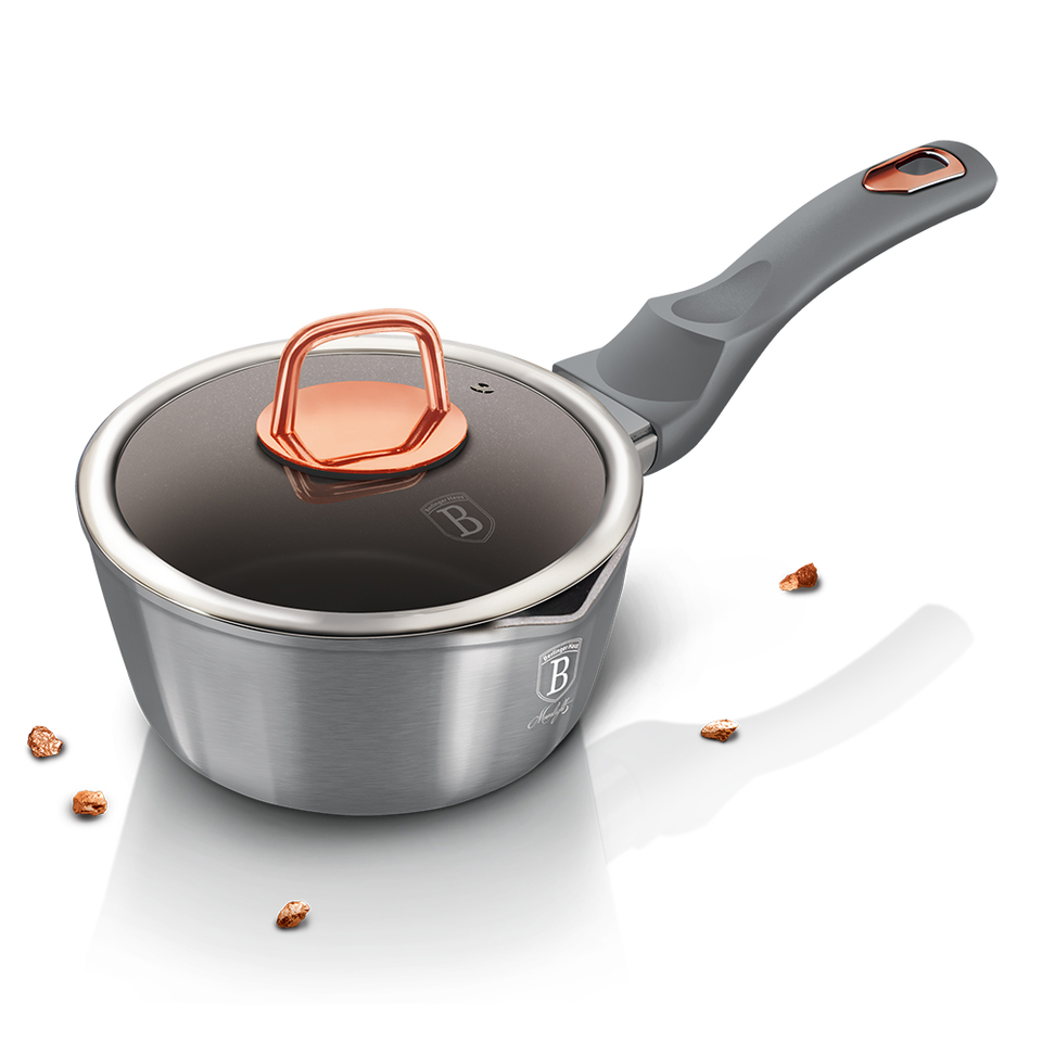 Saucepan with a Lid 16 cm Berlinger Haus BH-6010 Moonlight Collection