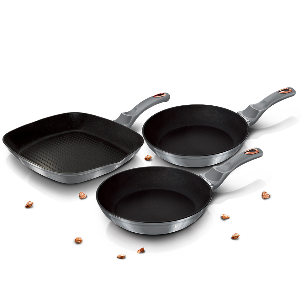 3-Piece Fry Pan Set Berlinger Haus BH/6018 Moonlight
