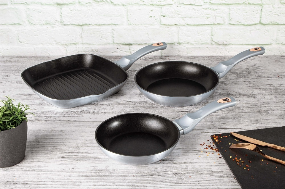 3-Piece Fry Pan Set Berlinger Haus BH/6018 Moonlight