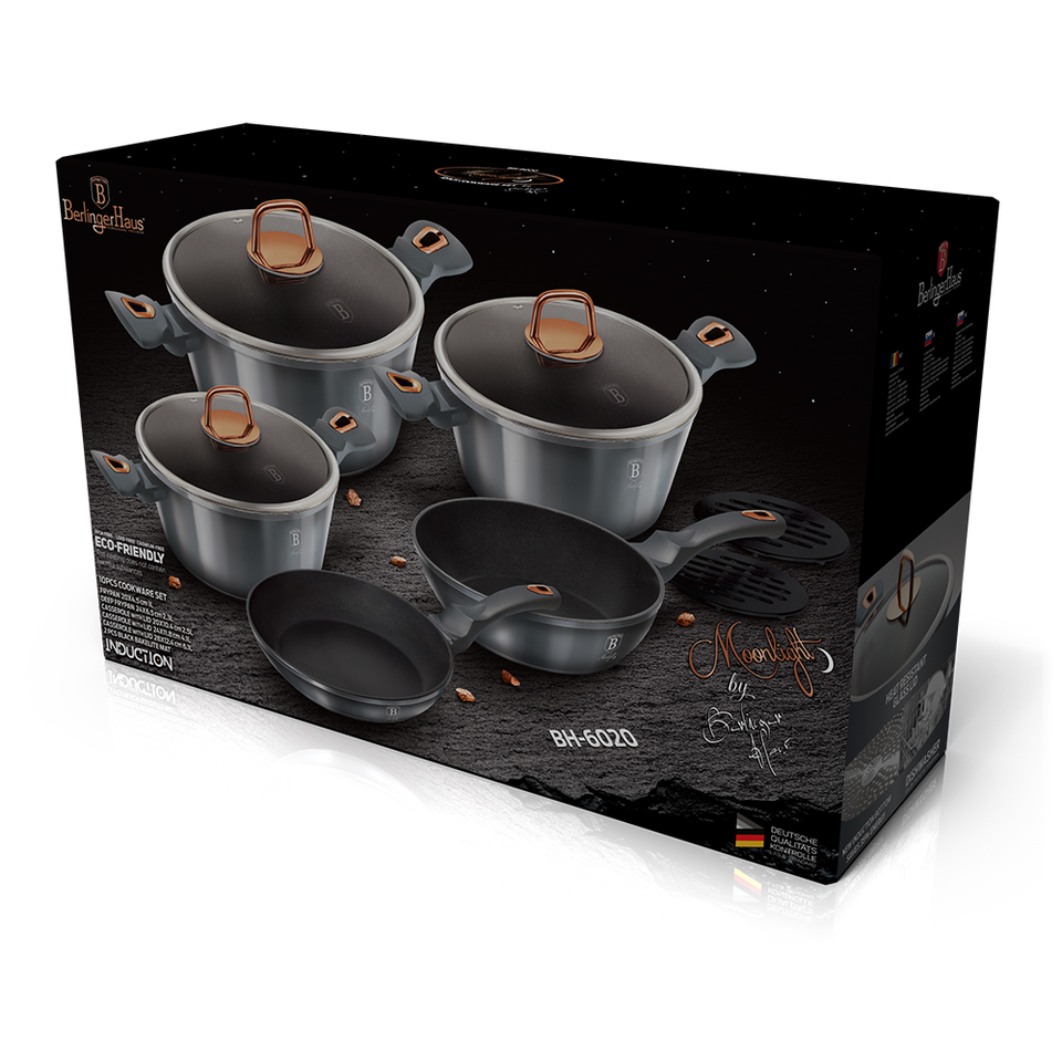 10-Piece Cookware Set Berlinger Haus BH/6020 Moonlight Collection
