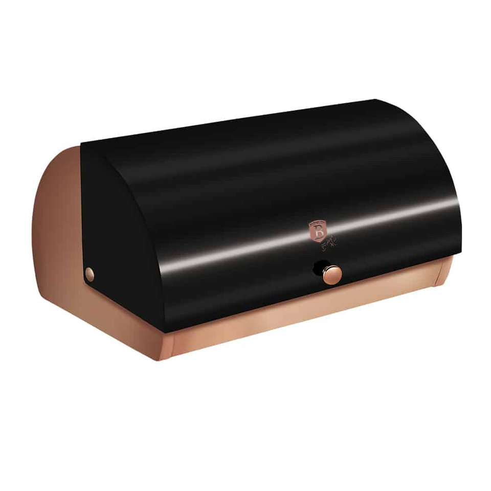 Bread Box Berlinger Haus BH-1735 Black Rose Collection