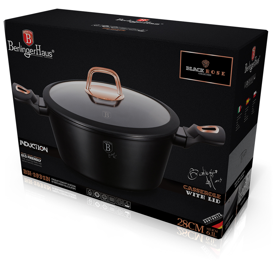 Casserole 28 см Berlinger Haus BH/1931 Black Rose Collection
