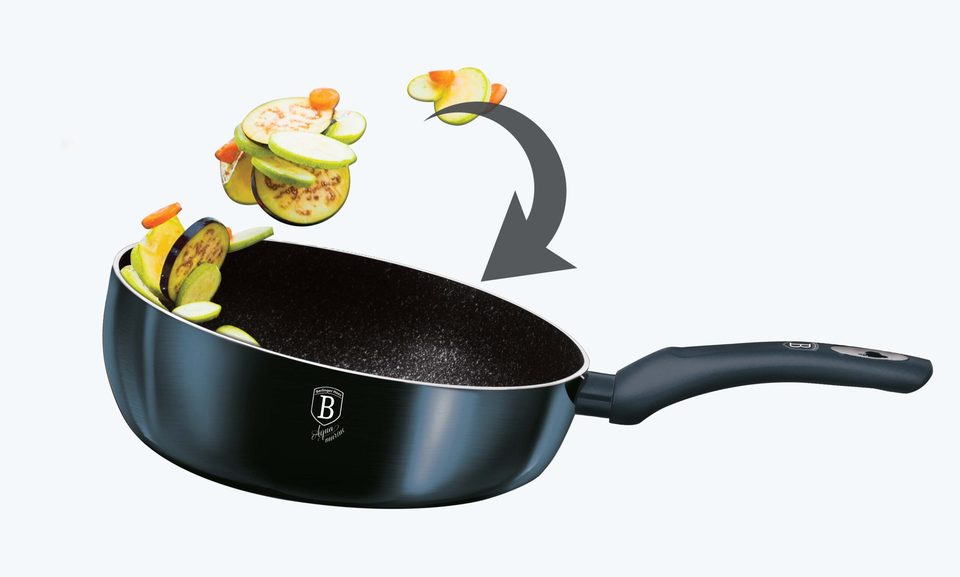 Asymmetric Flip Frying Pan 26 cm Berlinger Haus BH/1881 Aquamarine