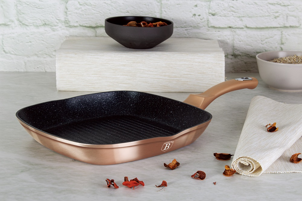Grill Pan Berlinger Haus BH/1521 Rose Gold Collection
