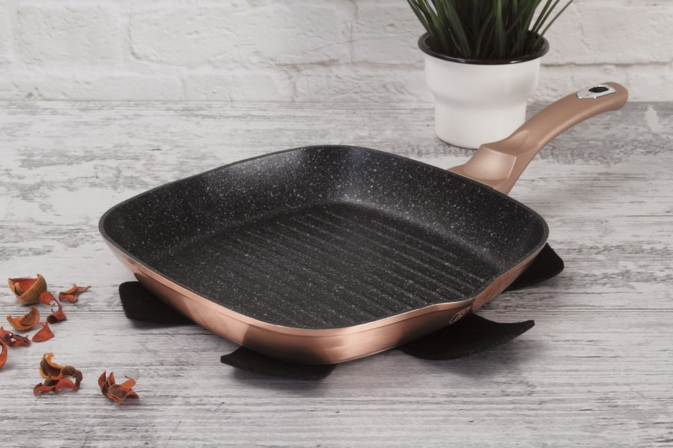 Grill Pan Berlinger Haus BH/1521 Rose Gold Collection