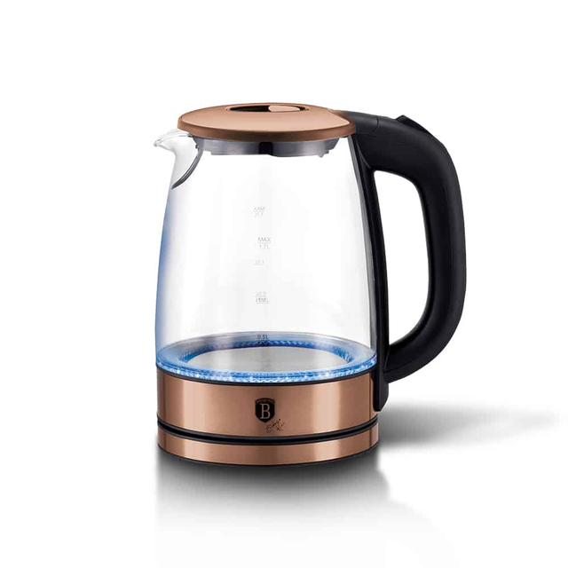 Electric Glass Kettle Berlinger Haus BH/9118 Rose Gold Collection