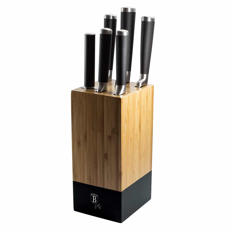 Knife Set & Bamboo Stand Berlinger Haus BH/2424 Black