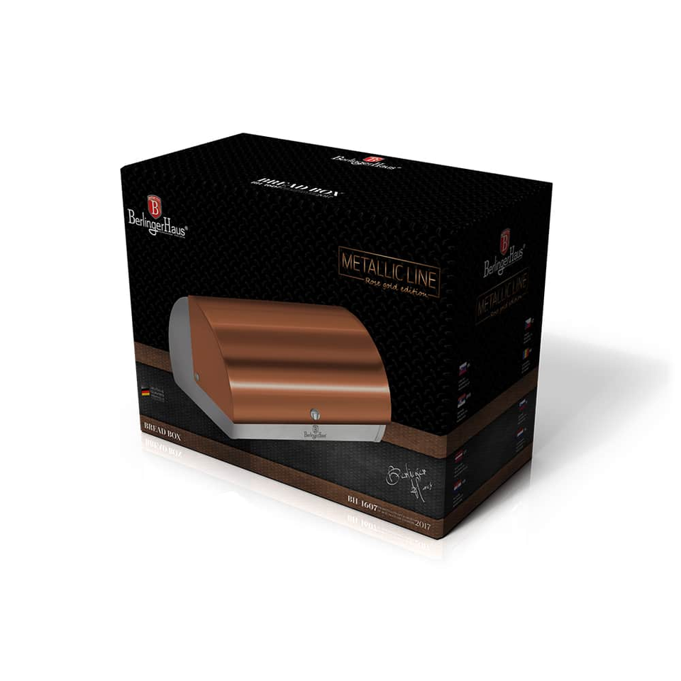 Bread Bin Berlinger Haus BH-1914 Rose Gold Collection
