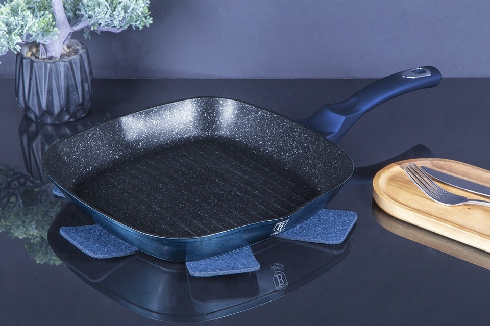 Square Grill Pan 28 cm Berlinger Haus BH/1873 Aquamarine