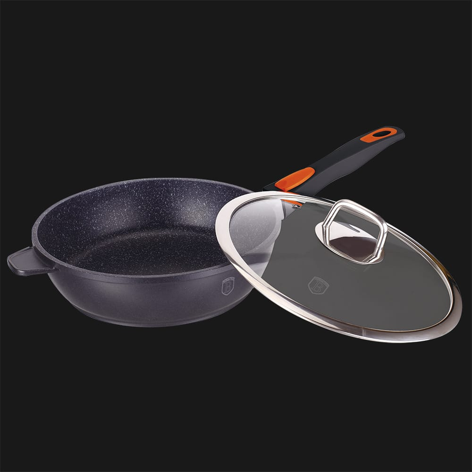 Deep Frying Pan 24 cm Berlinger Haus BH1107N Granite Diamond