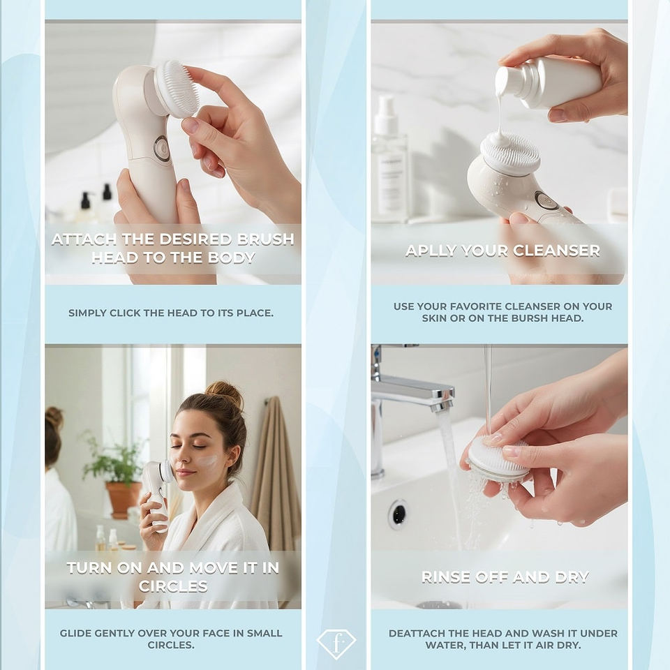 3in1 Facial Cleanser Cream Fashion by Berlinger Haus FTV0134