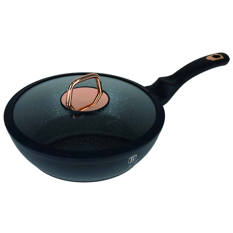 Deep Frying Pan 24 cm Berlinger Haus BH/1643N Black Rose Collection