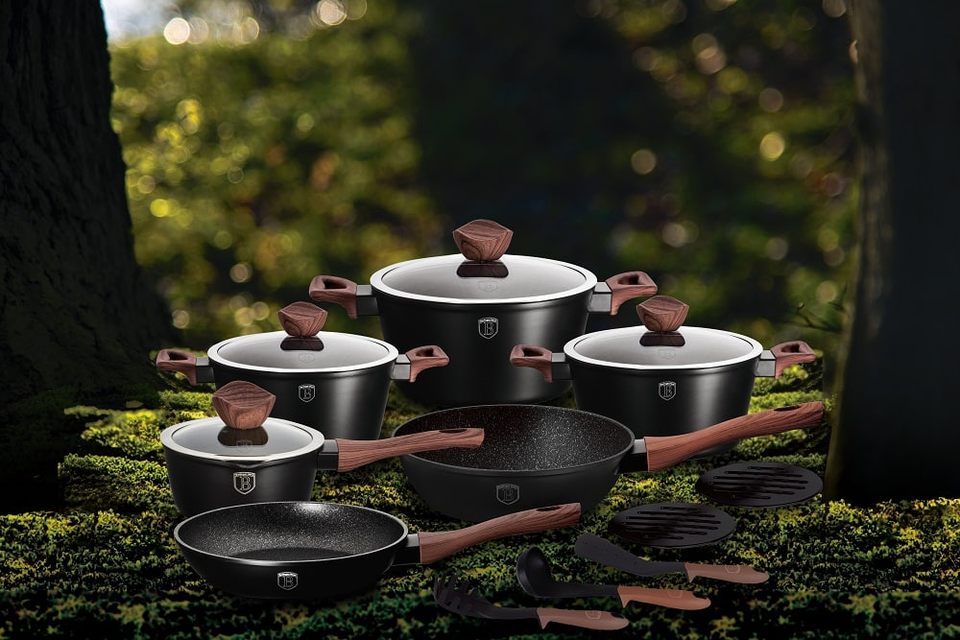 Cookware Set Berlinger Haus BH/1537 Ebony Rosewood Collection