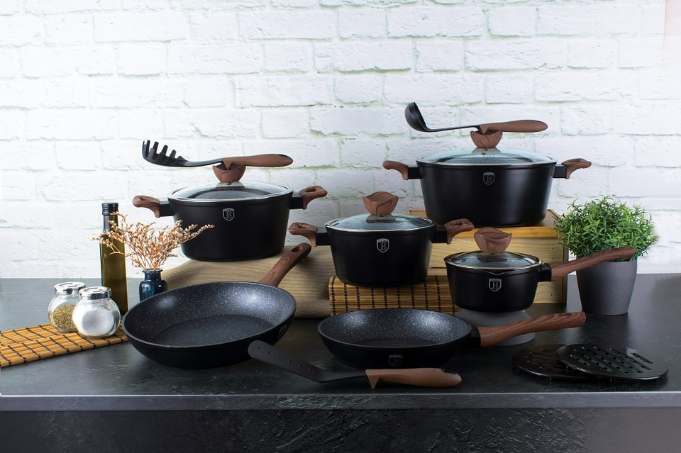 Cookware Set Berlinger Haus BH/1537 Ebony Rosewood Collection