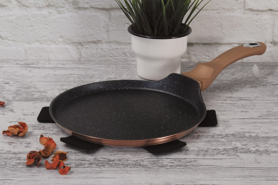 Pancake Pan 25 cm Berlinger Haus BH/1523 Metallic Rose Gold