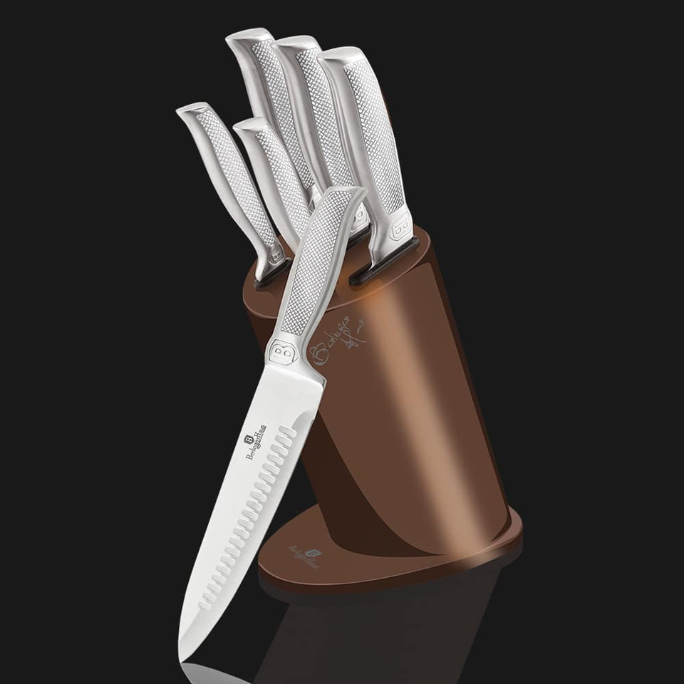 6-Piece Knife Set Berlinger Haus BH2272 Rose Gold Collection