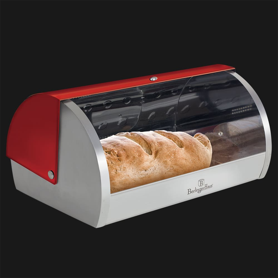 Bread Box Berlinger Haus BH/1345 Burgundy Collection