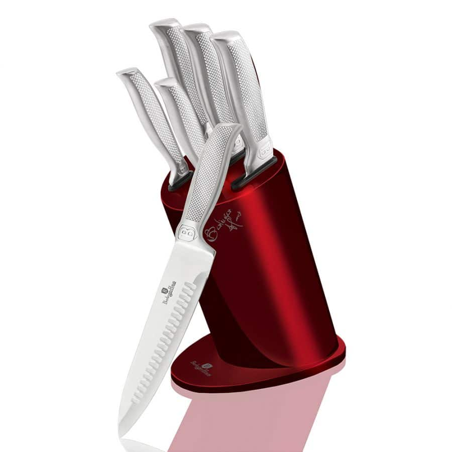 6-Piece Knife Set Berlinger Haus BH/2273 Burgundy Collection