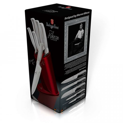 6-Piece Knife Set Berlinger Haus BH/2273 Burgundy Collection