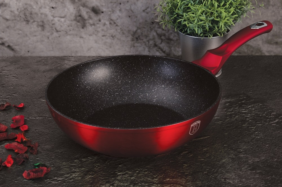 Wok 28 cm Berlinger Haus BH/1267N Metallic Burgundy Line