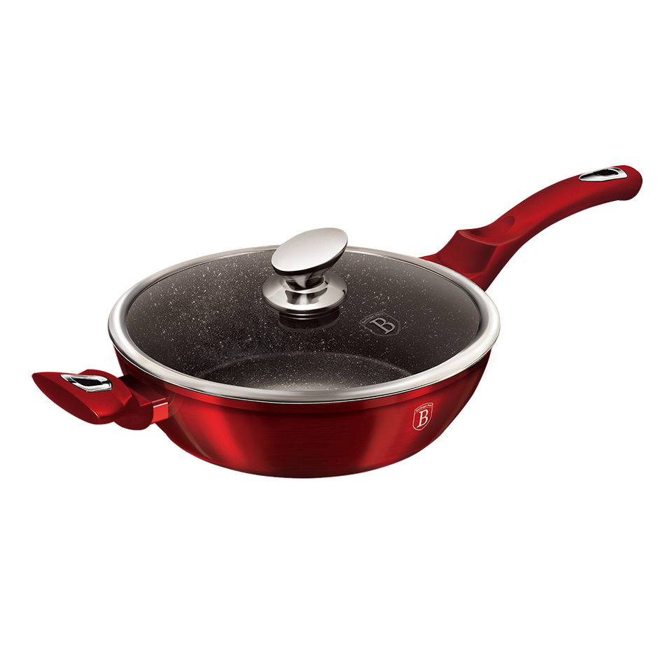 Deep Frying Pan 32 cm Berlinger Haus BH-1261 Burgundy Line
