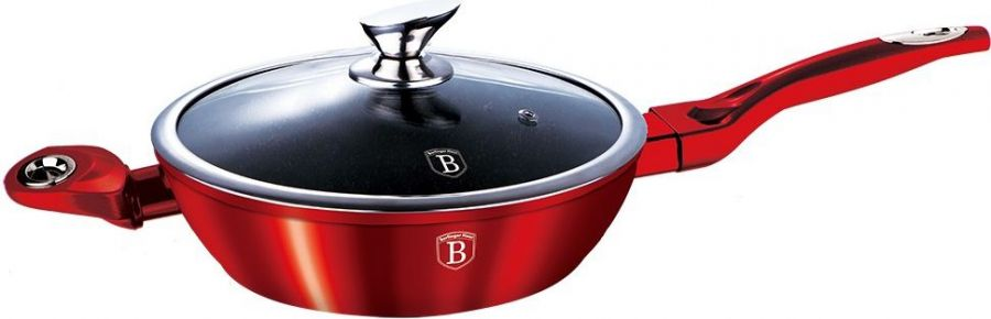 Deep Frying Pan 32 cm Berlinger Haus BH-1261 Burgundy Line