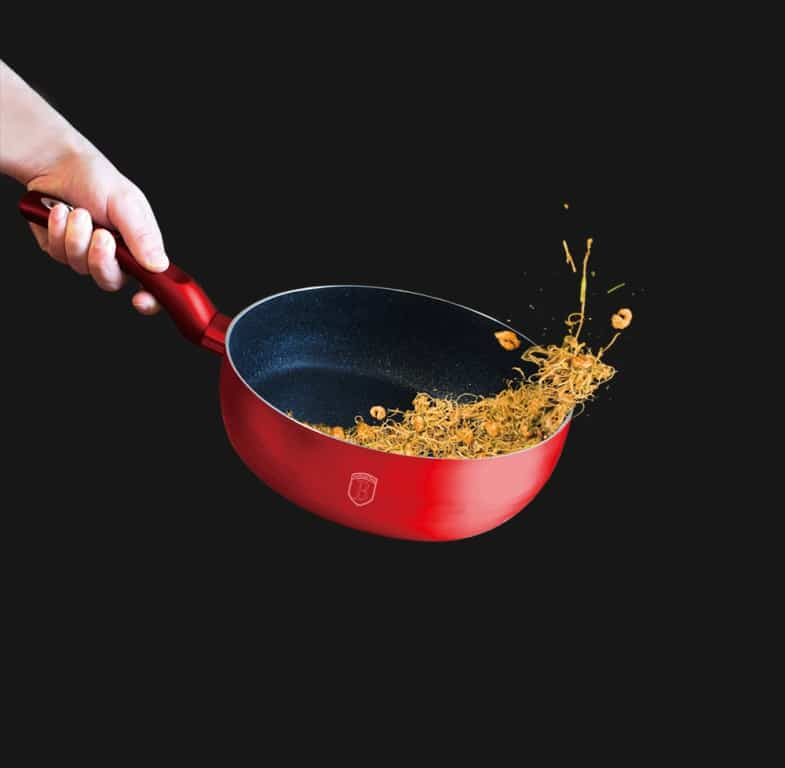 Flip Frying Pan 26 cm Berlinger Haus BH/1302 Burgundy
