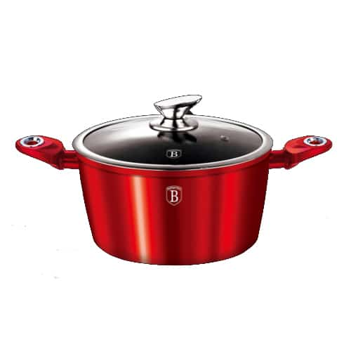 Casserole 20 cm BH/1256 Metallic Line Burgundy Edition