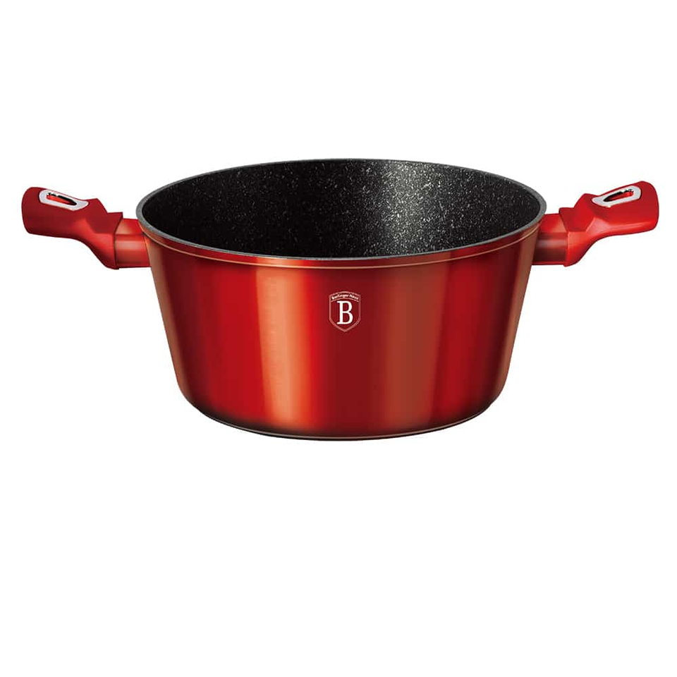 Casserole 20 cm BH/1256 Metallic Line Burgundy Edition