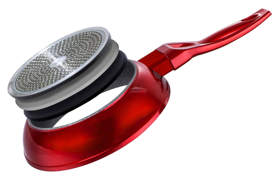 Frying Pan Set Berlinger Haus BH/1289 Metallic Burgundy Line