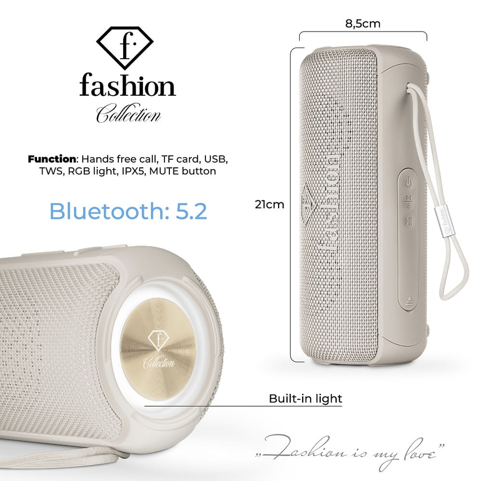 Bluetooth Speaker FTV0118 | Fashion by Berlinger Haus