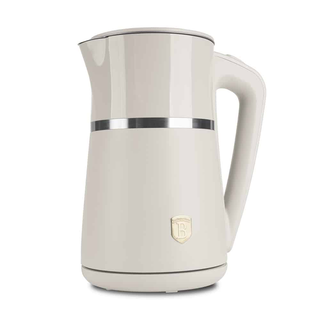 Double Wall Electric Kettle 1.7L, Matt Cream – Berlinger Haus BH9862