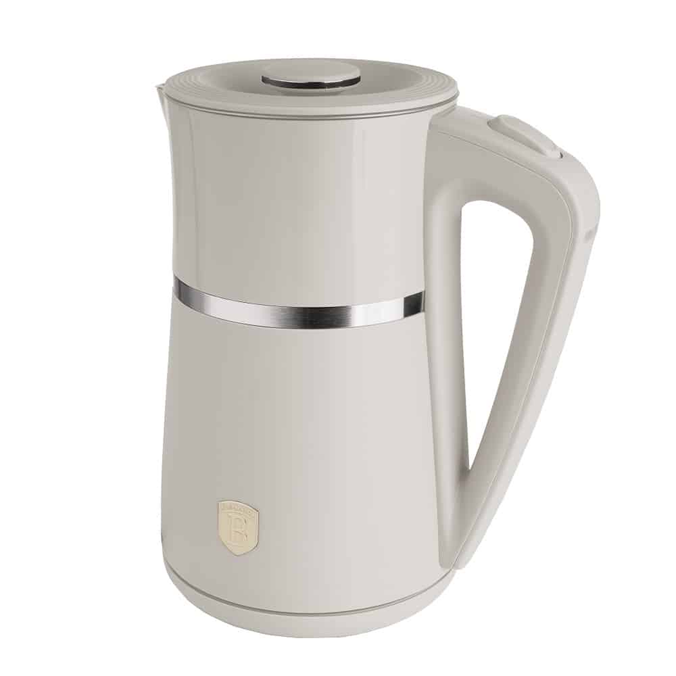 Double Wall Electric Kettle 1.7L, Matt Cream – Berlinger Haus BH9862