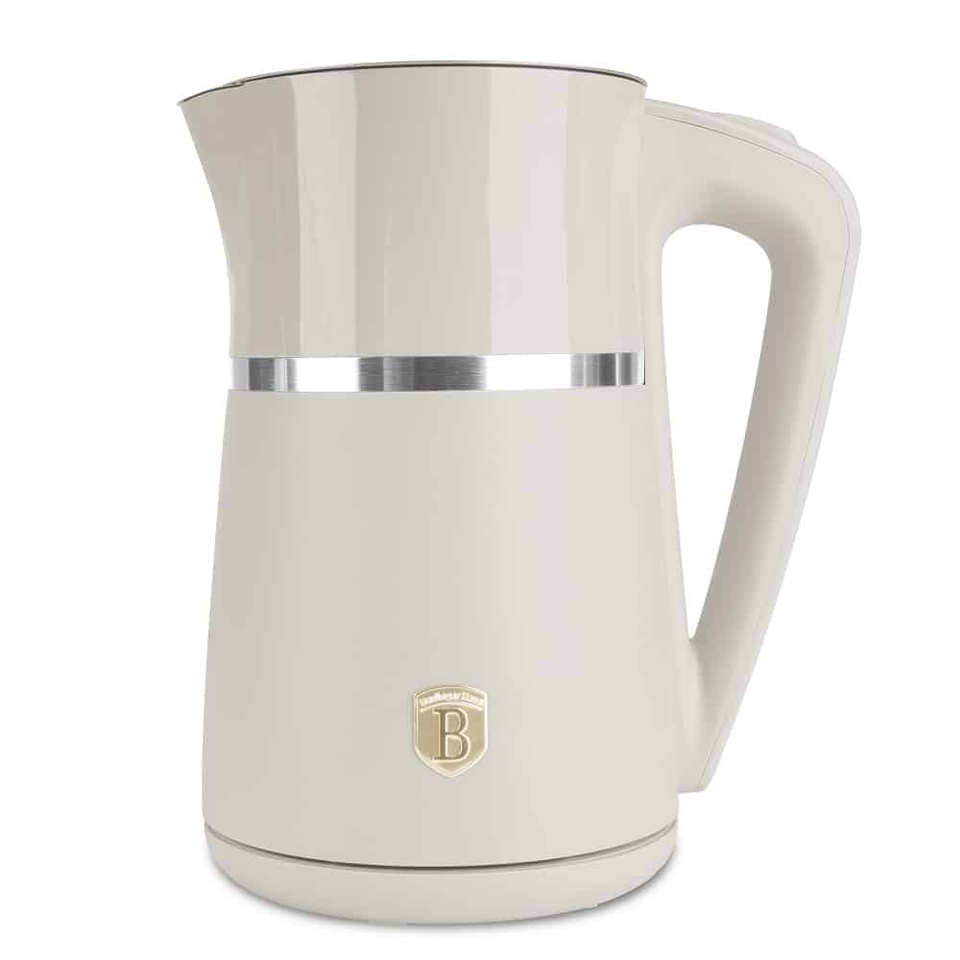 Double Wall Electric Kettle 1.7L, Matt Cream – Berlinger Haus BH9862