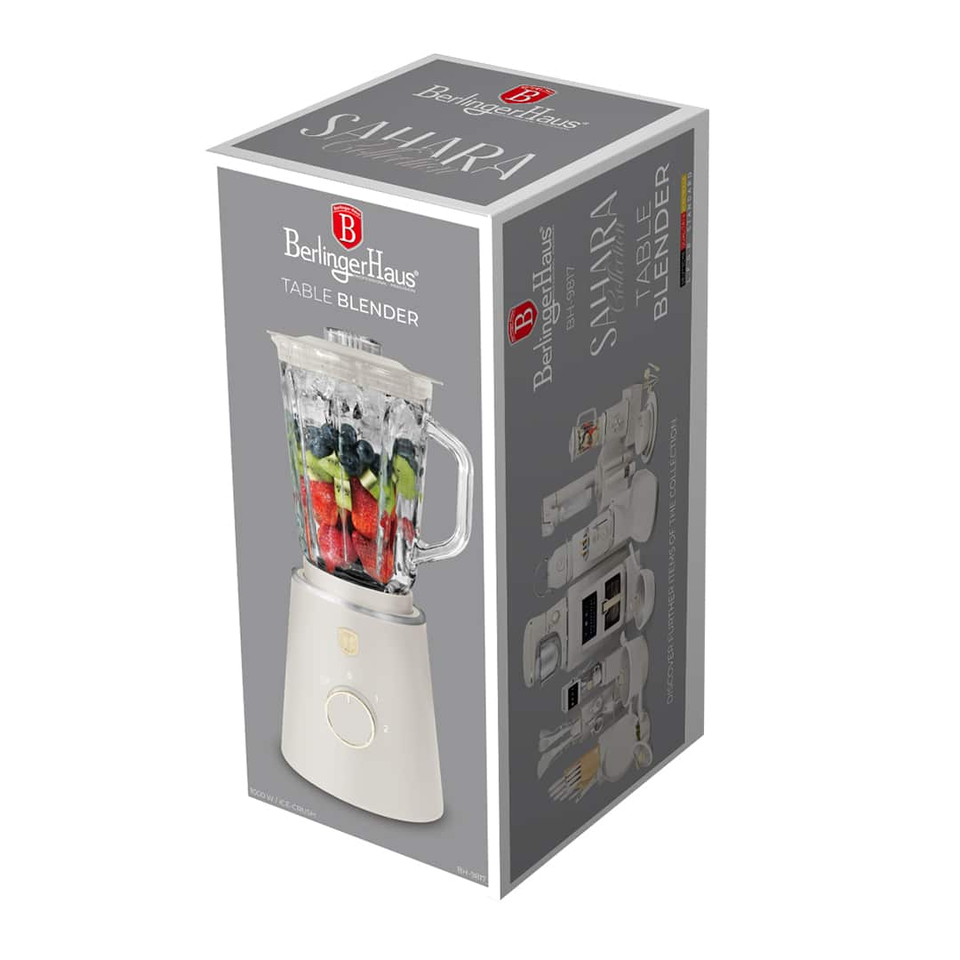 Table Blender with 1.5L , 1000W, Berlinger Haus BH9817