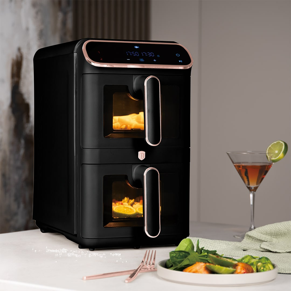 Dual Basket Air Fryer 11L 5.5L + 5.5L, Berlinger Haus BH9802
