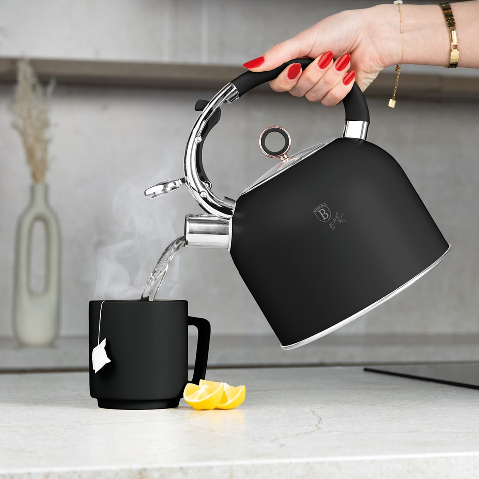 Kettle with Glass Lid 3.0L,Berlinger Haus BH8920