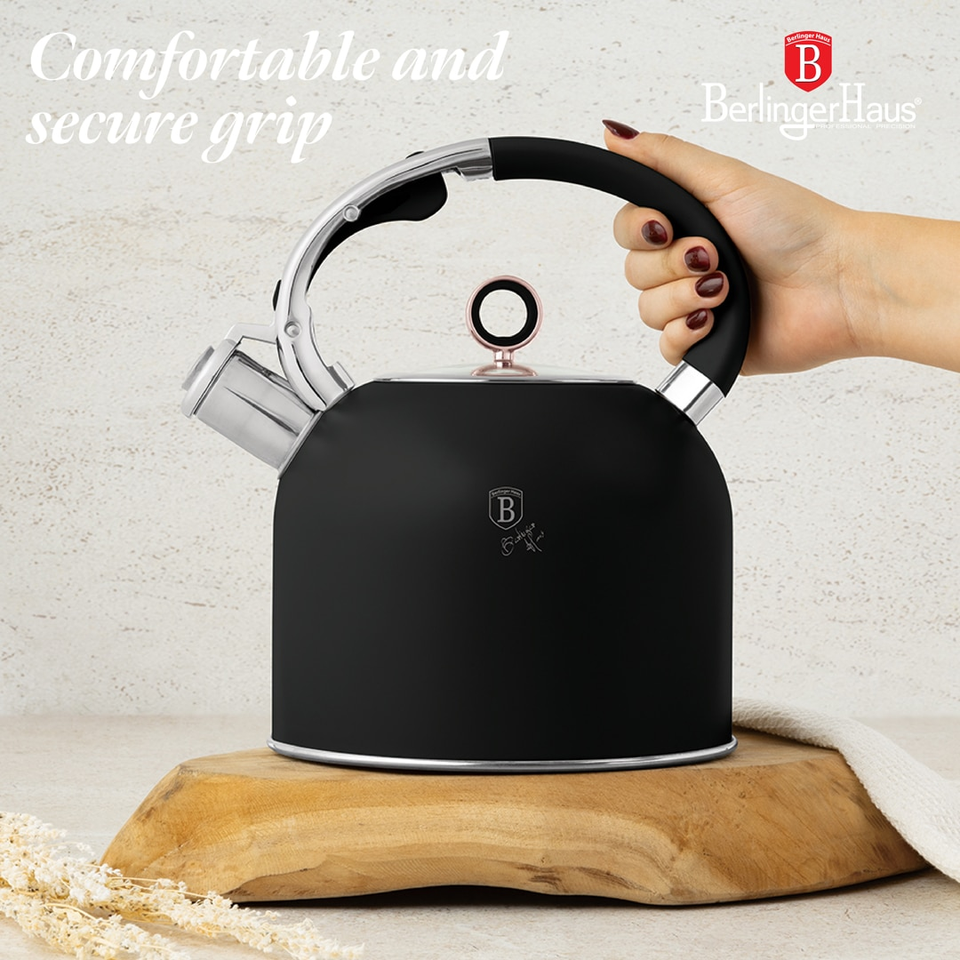 Kettle with Glass Lid 3.0L,Berlinger Haus BH8920