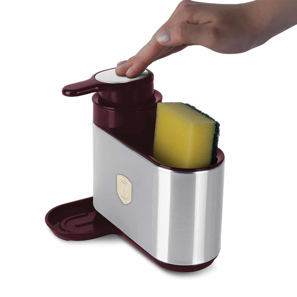 Soap Dispenser, 2-in-1 with Sponge Holder | Leonardo Collection | Berlinger Haus BH8934