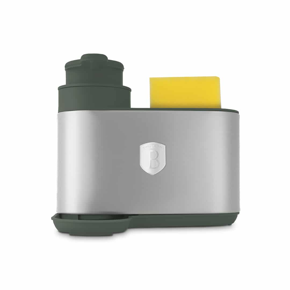 Soap Dispenser, 2-in-1 with Sponge Holder | Matt Green | Berlinger Haus BH8933