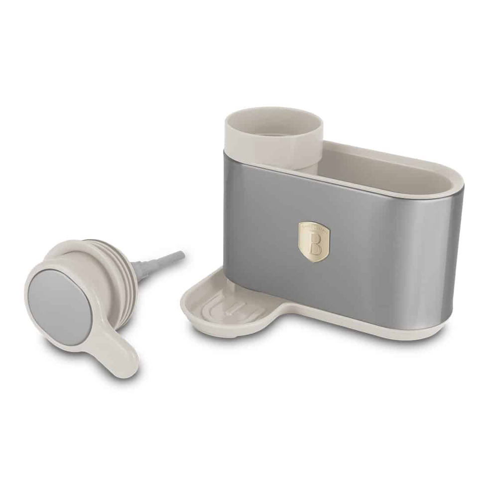 Soap Dispenser, 2-in-1 with Sponge Holder | Sahara Collection | Berlinger Haus BH8931