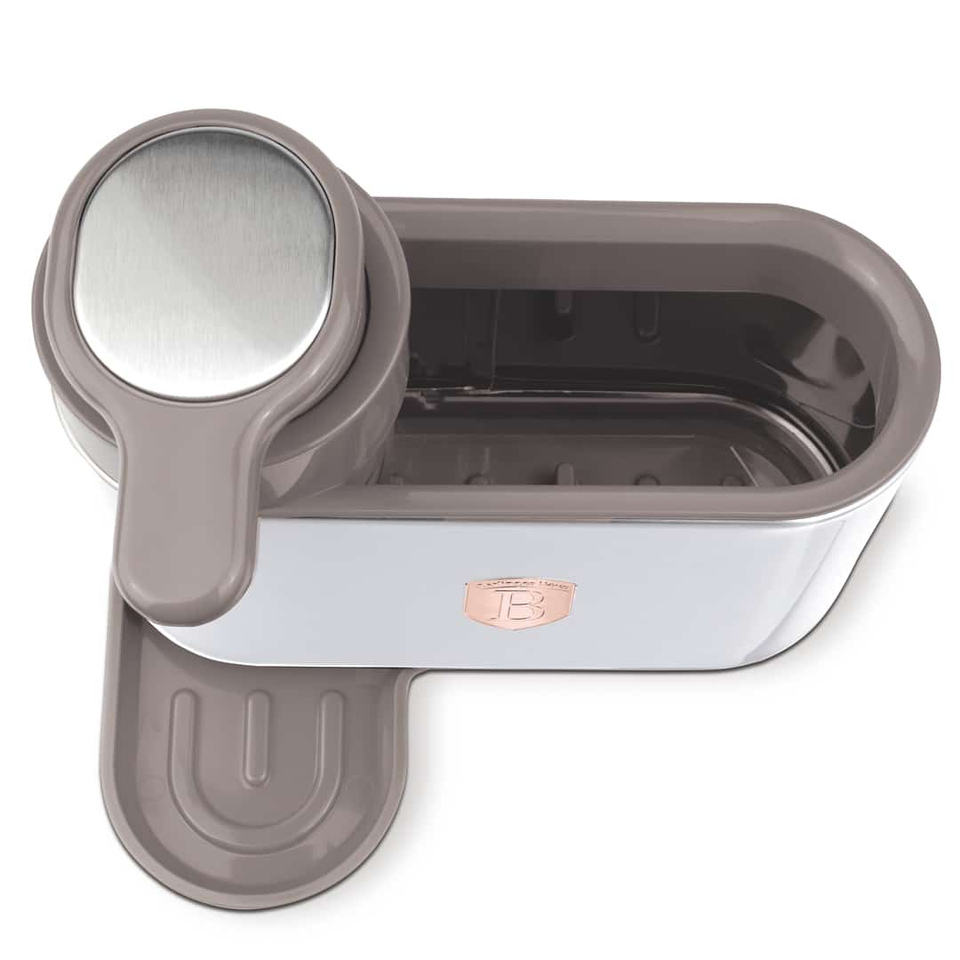Soap Dispenser, 2-in-1 with Sponge Holder | Matt Taupe | Berlinger Haus BH8930