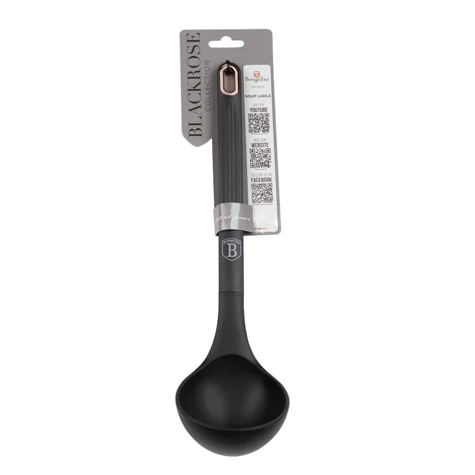 Soup Ladle | Black – Rose Gold | Berlinger Haus BH8615