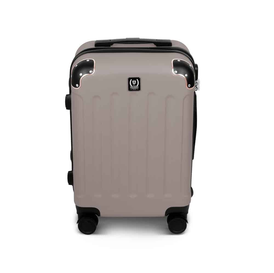 3-Piece Suitcase Set | Taupe – Rose Gold | Swiss Hufeisen Berlinger Haus SF5004