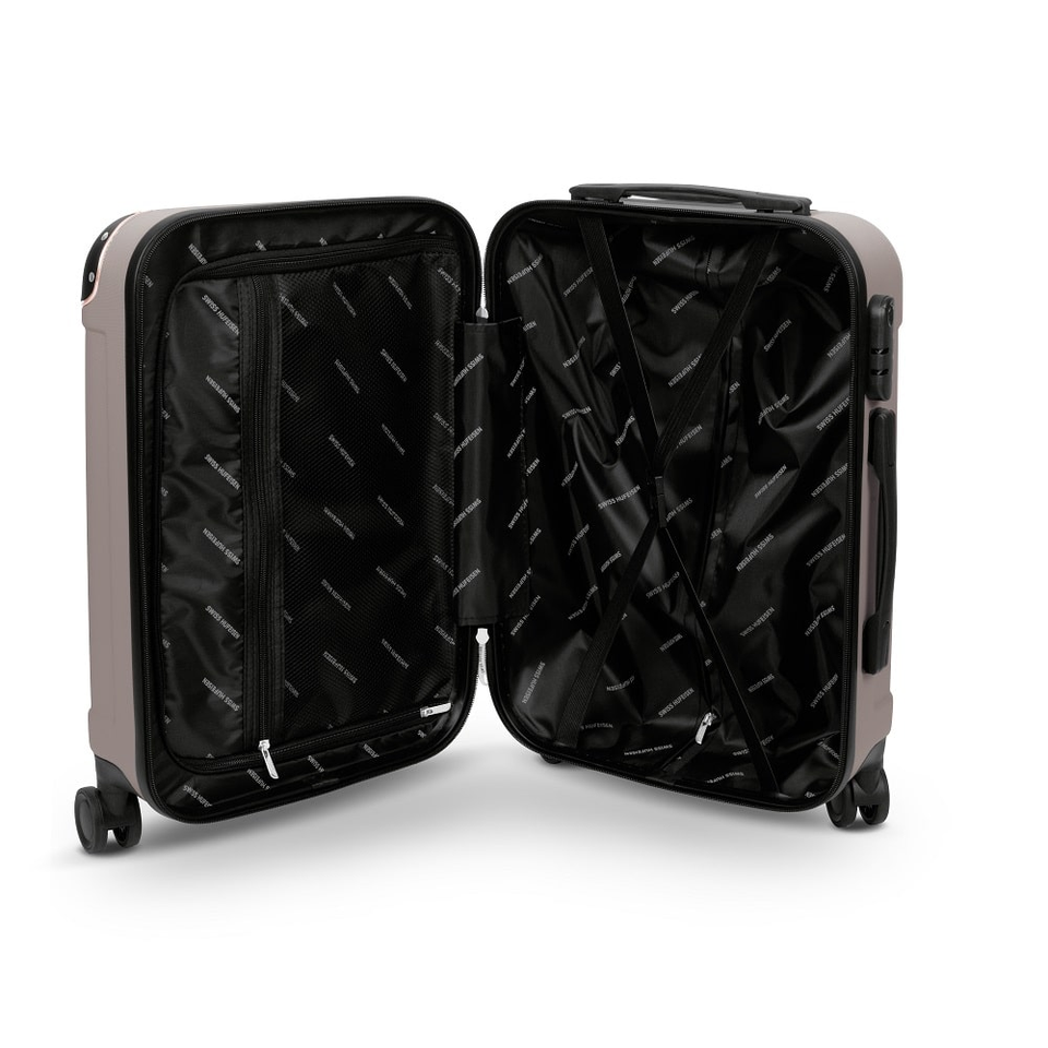 3-Piece Suitcase Set | Taupe – Rose Gold | Swiss Hufeisen Berlinger Haus SF5004