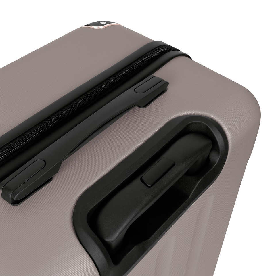 3-Piece Suitcase Set | Taupe – Rose Gold | Swiss Hufeisen Berlinger Haus SF5004