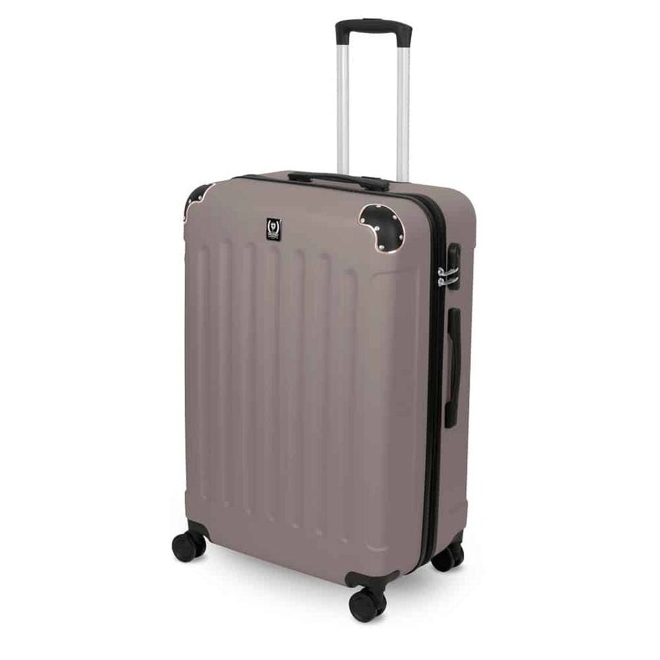 3-Piece Suitcase Set | Taupe – Rose Gold | Swiss Hufeisen Berlinger Haus SF5004