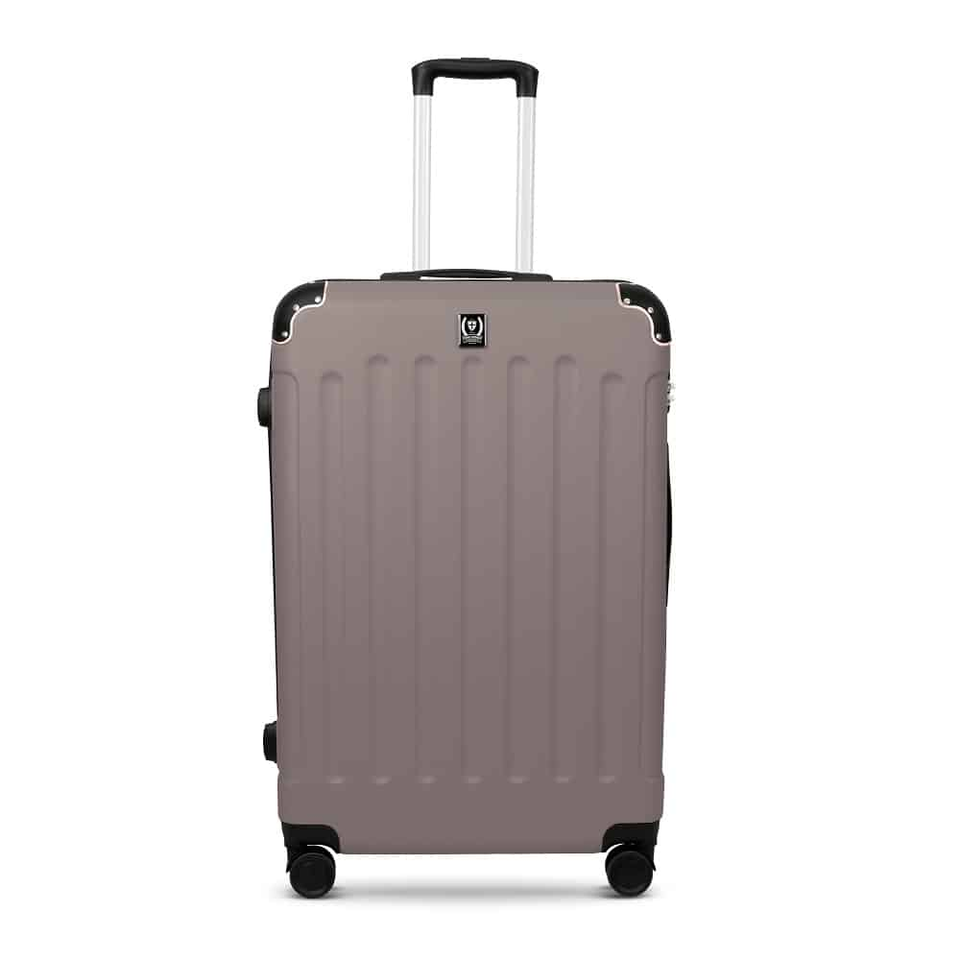 3-Piece Suitcase Set | Taupe – Rose Gold | Swiss Hufeisen Berlinger Haus SF5004