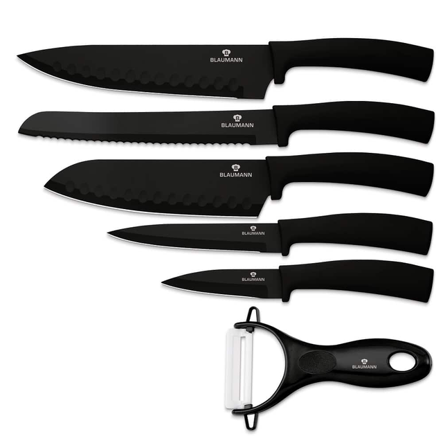 6-Piece Knife Set | Black | Blaumann BL5136