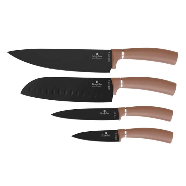 4-Piece Knife Set | Rose Gold | Berlinger Haus BH2889